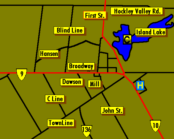 Orangeville.Map